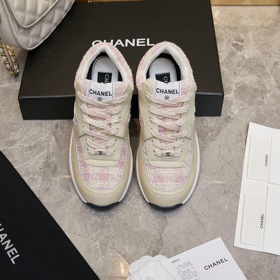 Ch**el tweed sneakers