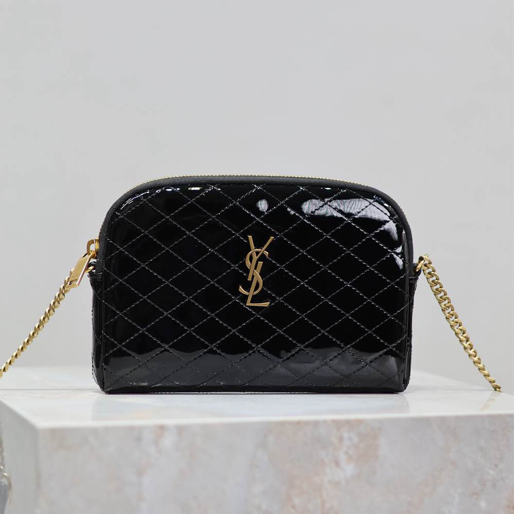 Y51 GABY ZIPPERED POUCH IN LAMBSKIN