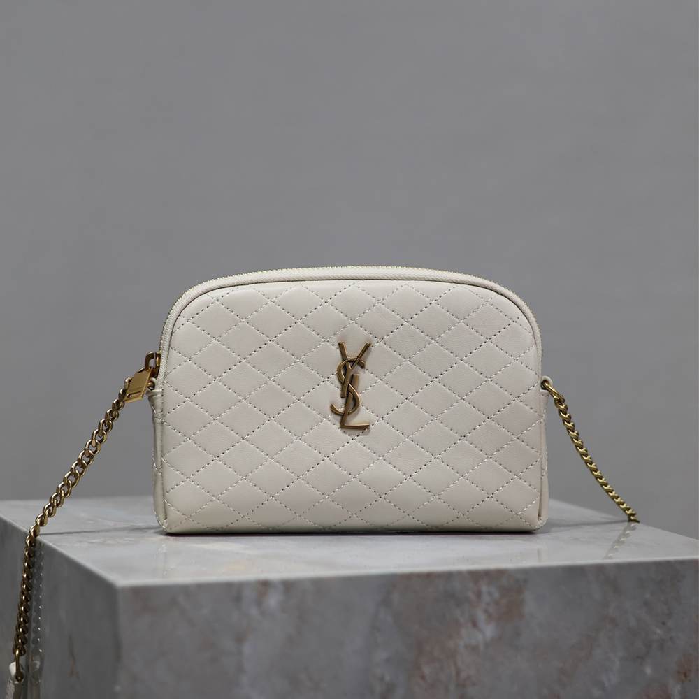 Y51 GABY ZIPPERED POUCH IN LAMBSKIN