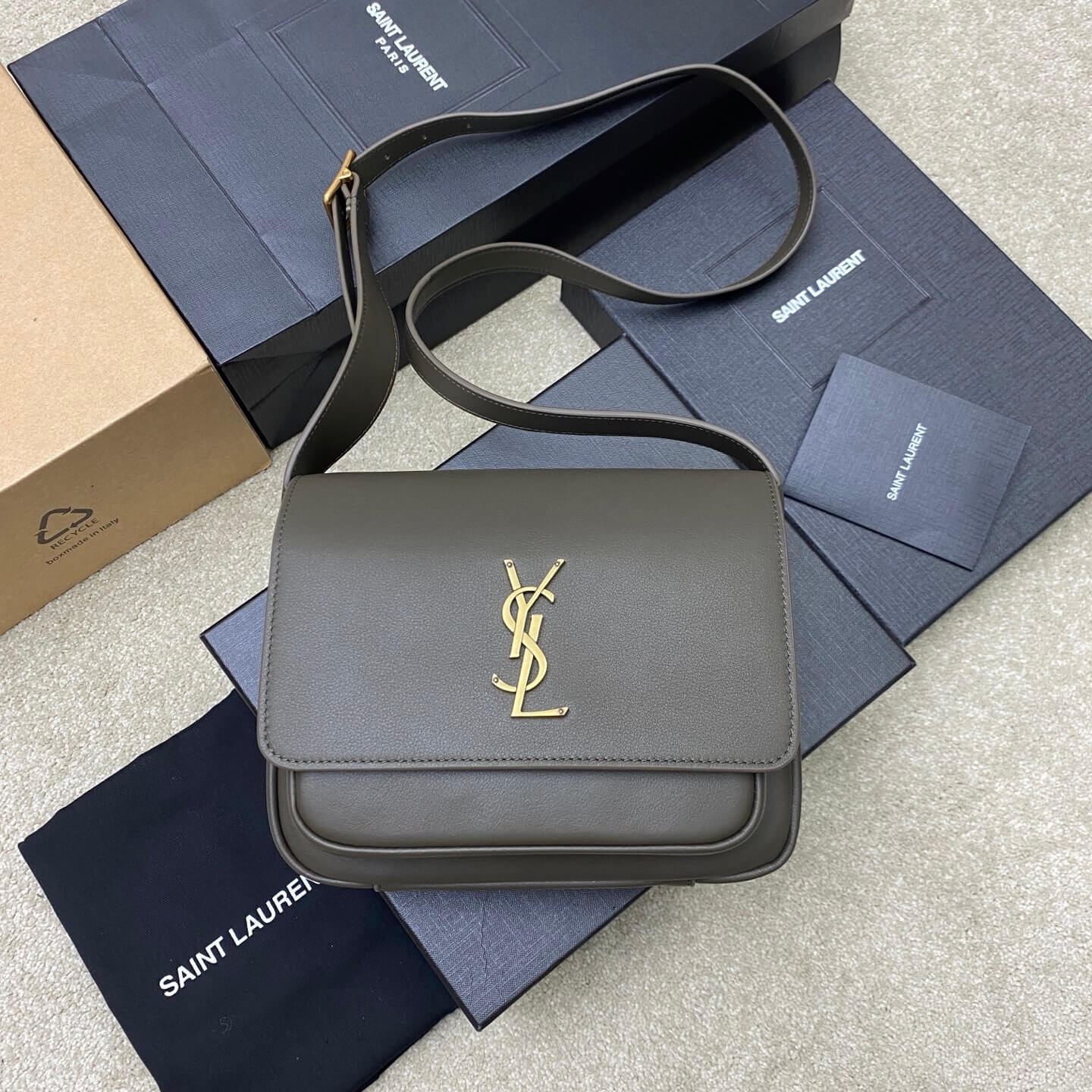 Y51 niki besace leather handbag(high-end grade)