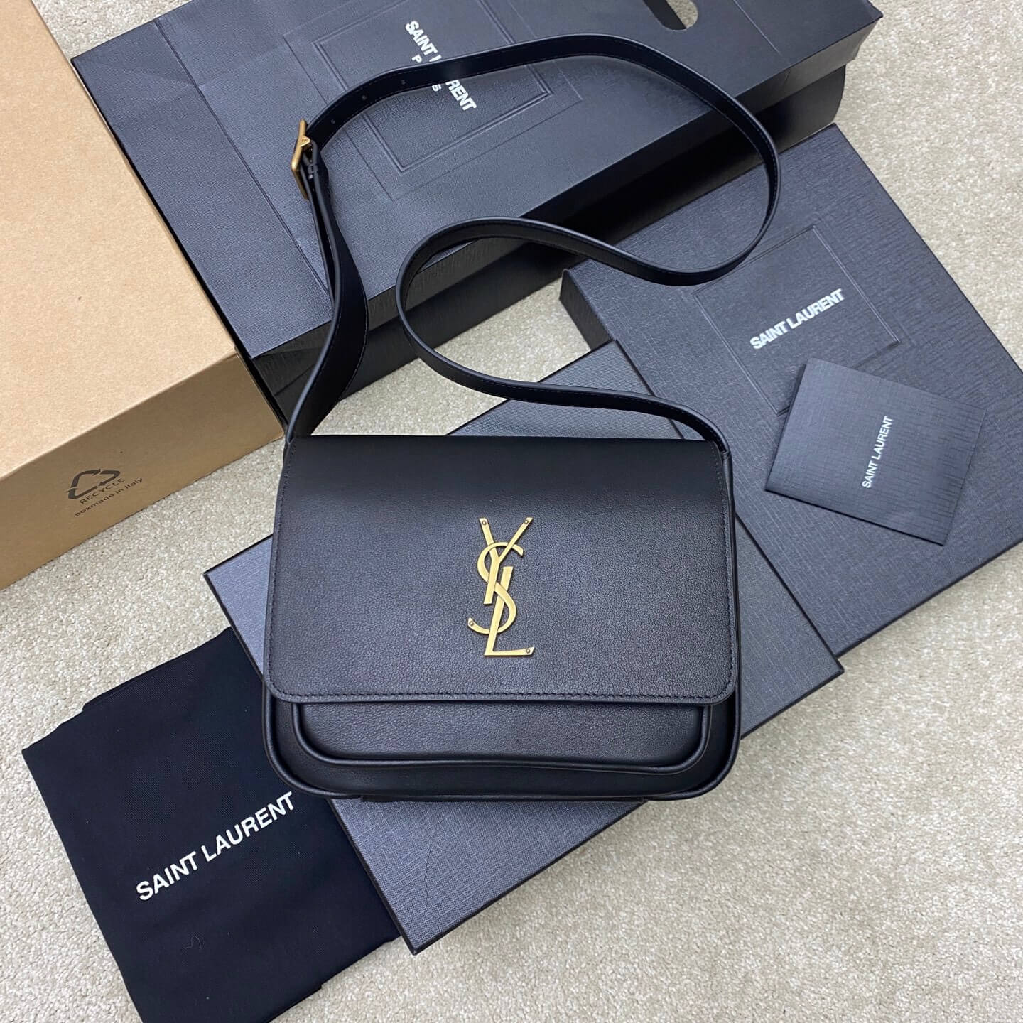 Y51 niki besace leather handbag(high-end grade)