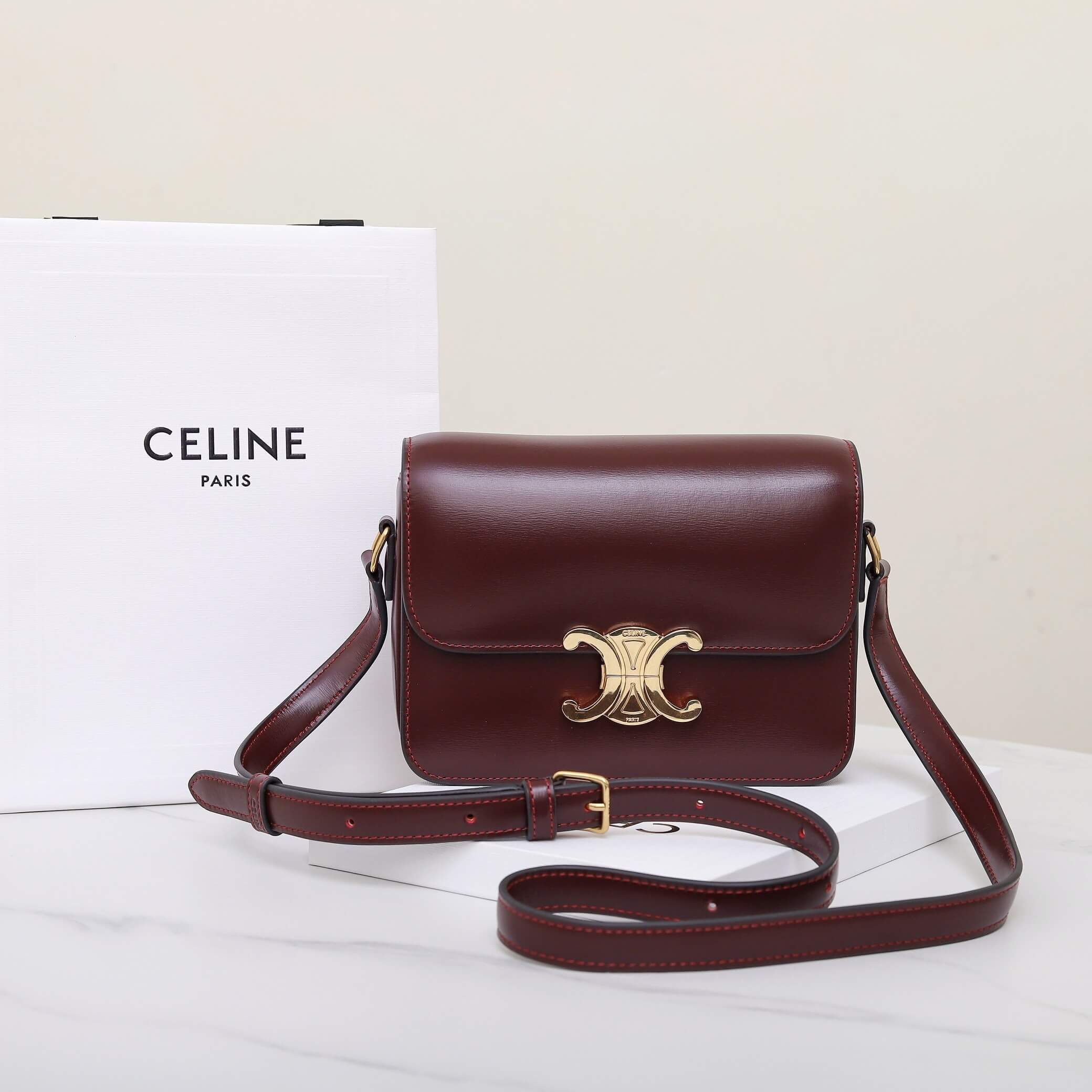 Ce1i*e TEEN TRIOMPHE handbag(HIGH-END GRADE)
