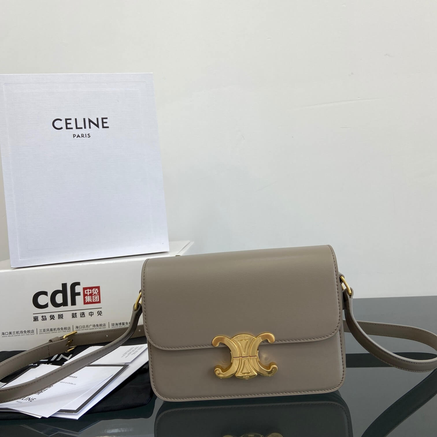 Ce1i*e TEEN TRIOMPHE handbag(HIGH-END GRADE)