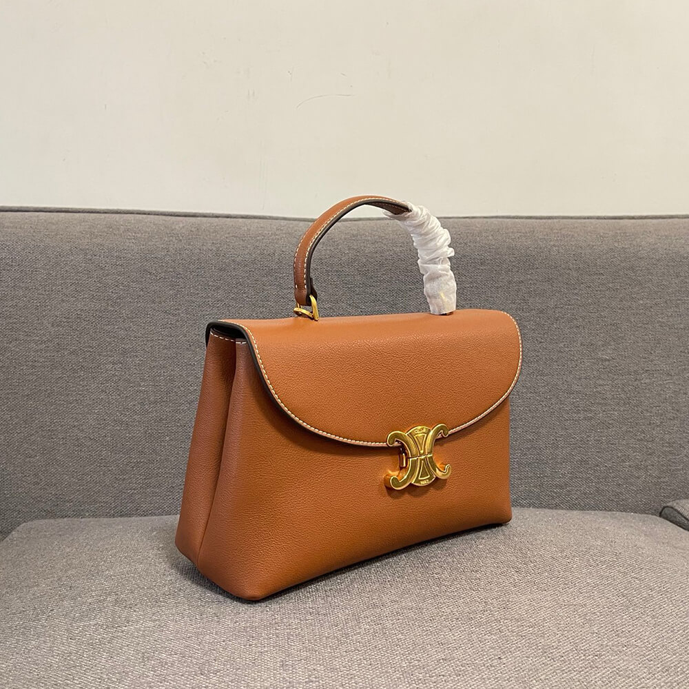 Ce1i*e MEDIUM NINO BAG IN S*pPLE CALFSKIN