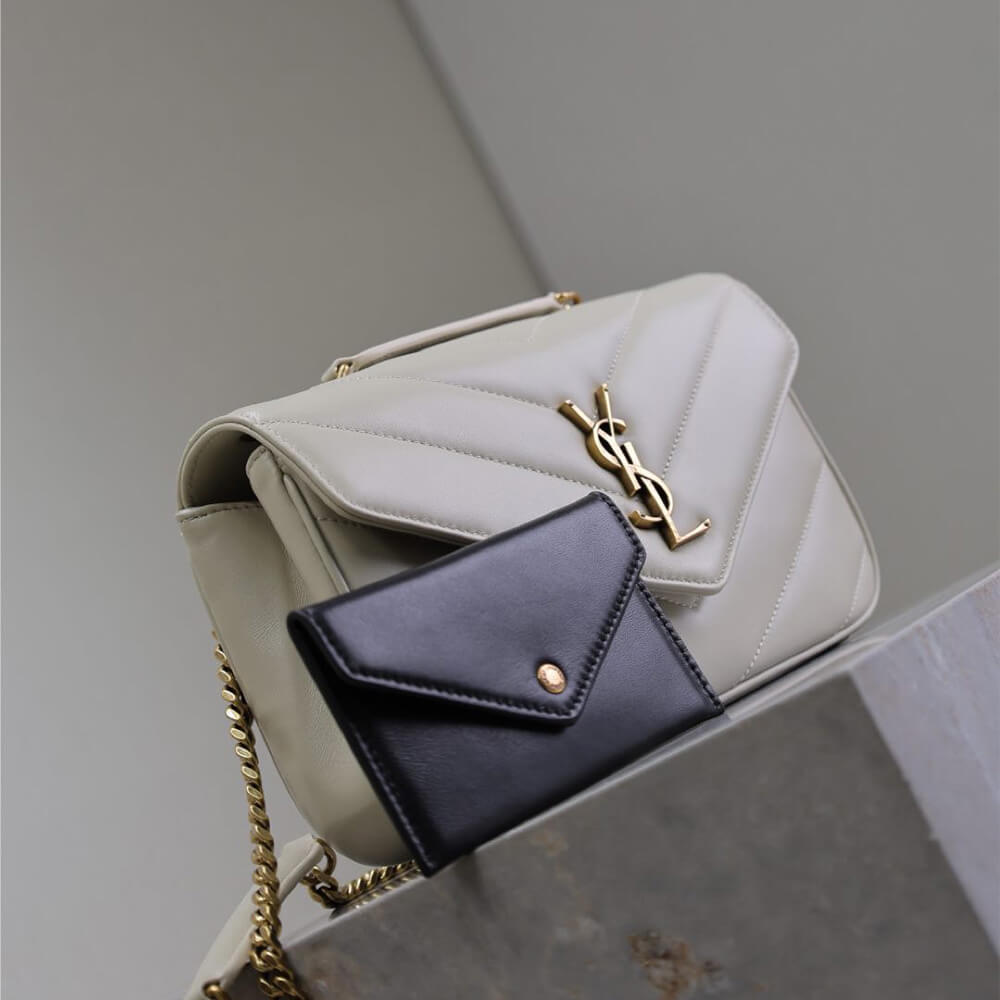 Y51 LOULOU small in MATELASSE lambskin