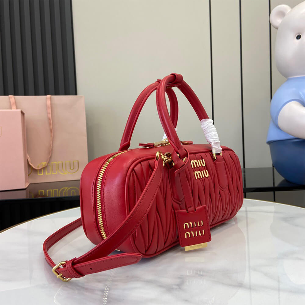 M1um1u Large Arcadie matelasse nappa Bag(HIGH-END GRADE)