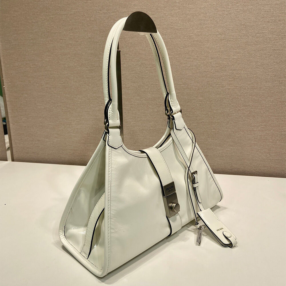 Pra*a Medium leather tote bag(high-end grade)