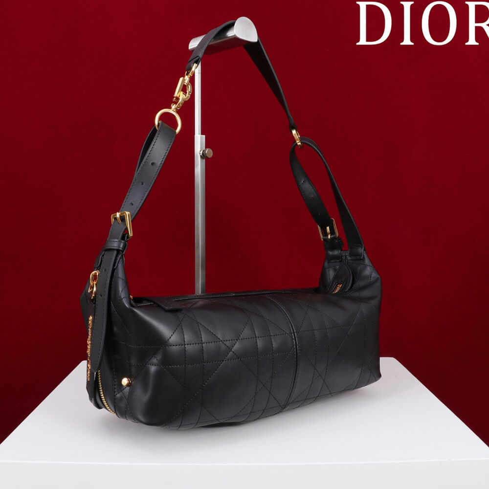 D10r Medium D-Journey Bag in Shiny Goatskin(HIGH-END GRADE)