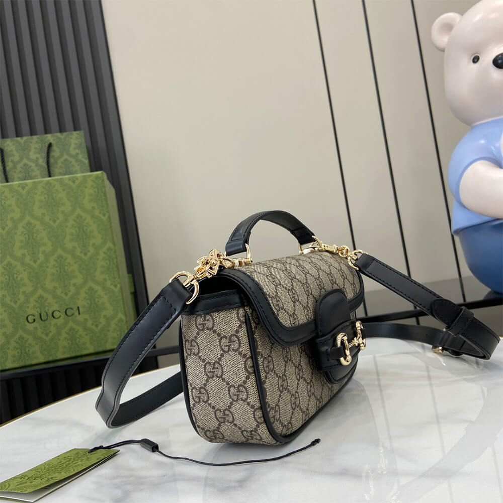 Gvc*1 Horsebit 1955 Soft small top handle bag
