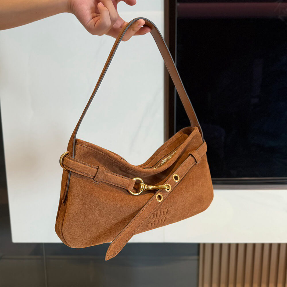 M1um1u Regular Aventure suede bag(HIGH-END GRADE)