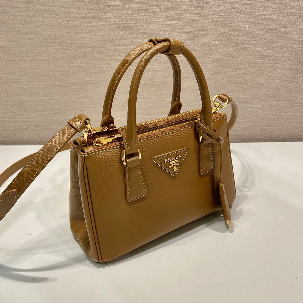 Pra*a Galleria Saffiano leather mini-bag(HIGH-END GRADE)