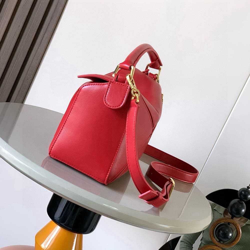 L0ew* Small Featherlight Puzzle bag in nappa lambskin(HIGH-END GRADE)