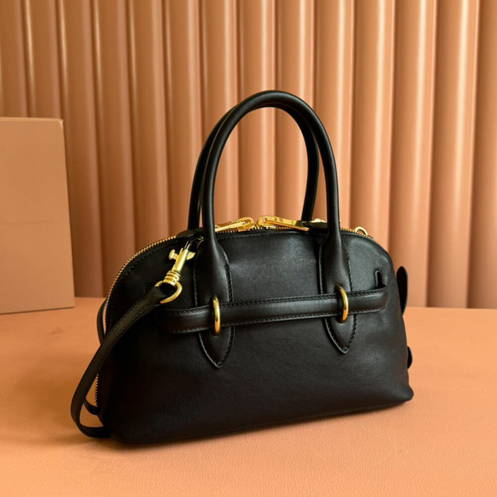 M1um1u Small Aventure nappa leather top-handle bag(HIGH-END GRADE)