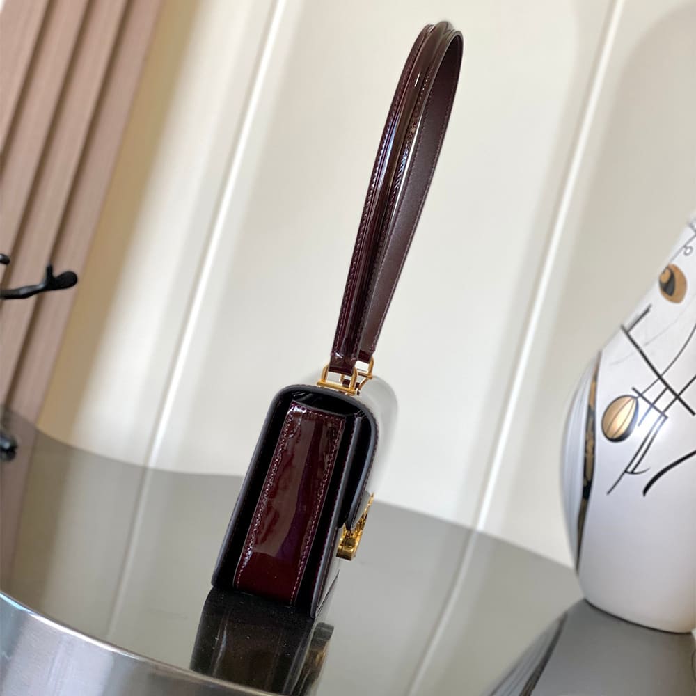 Ce1i*e TEEN GARANCE bag in PATENT CALFSKIN(HIGH-END GRADE)