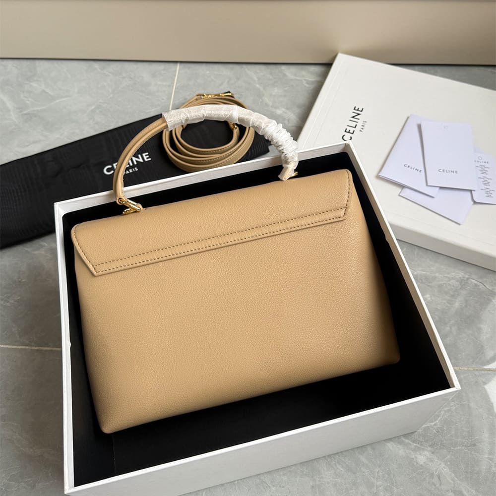 Ce1i*e MEDIUM NINO BAG IN S*pPLE GRAINED CALFSKIN(HIGH-END GRADE)