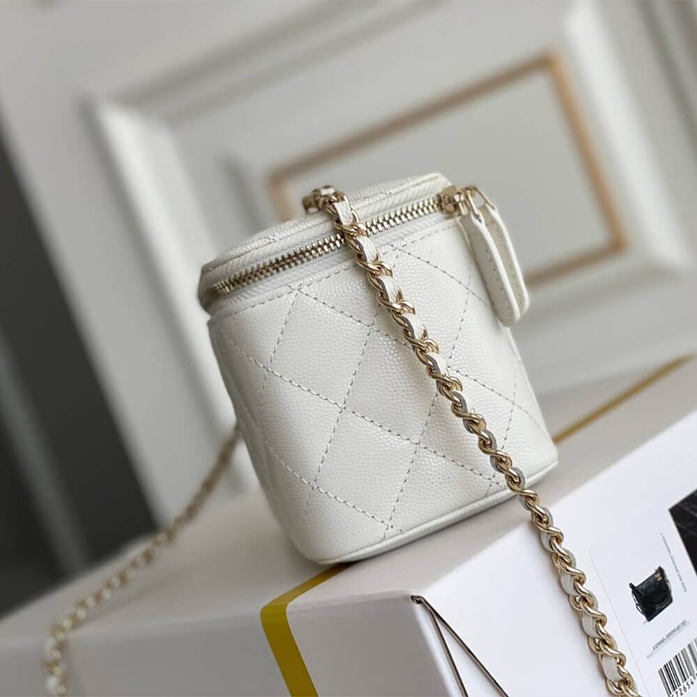 Ch**el long box cosmetic bag