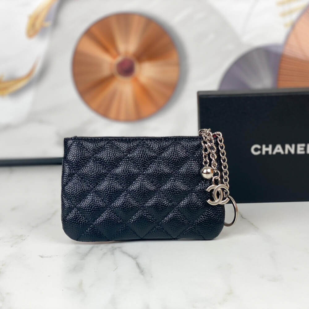 Ch**el Classic Small Zip Clutch