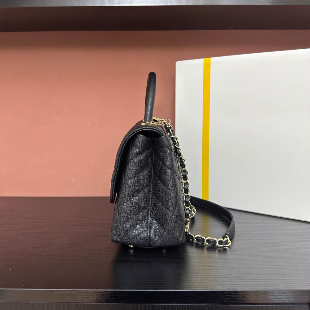 Ch**el Large Coco Handle Flap Shoulder Bag