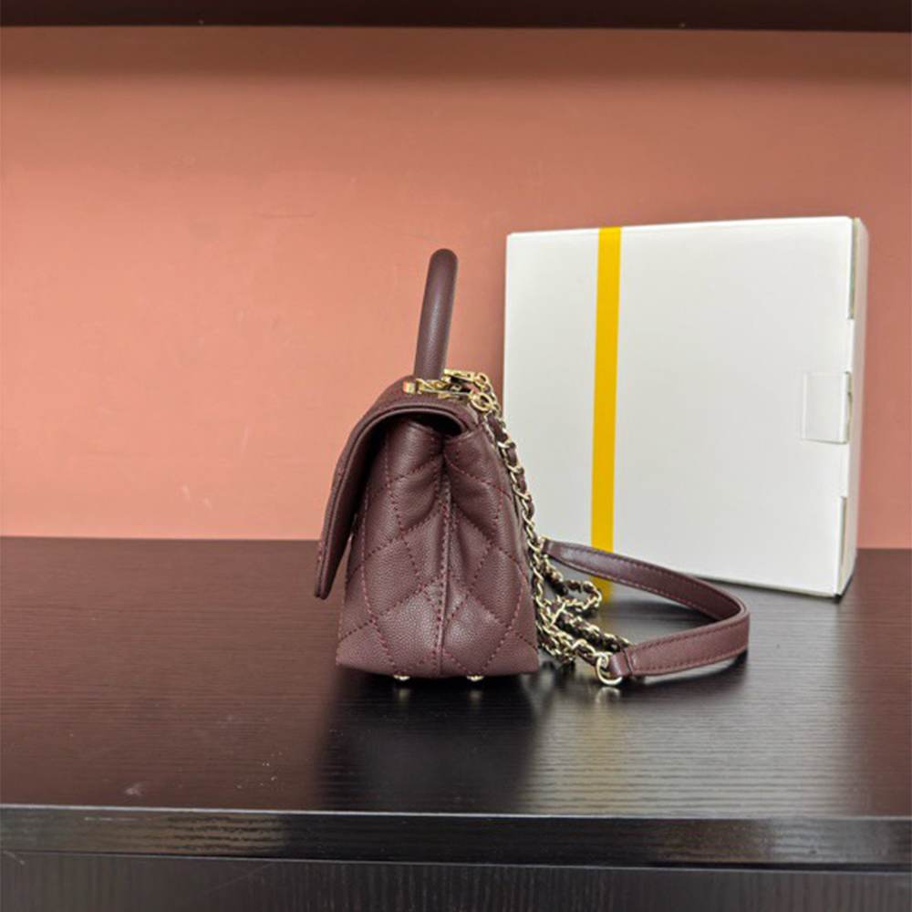 Ch**el Coco handle flap shoulder bag Mini