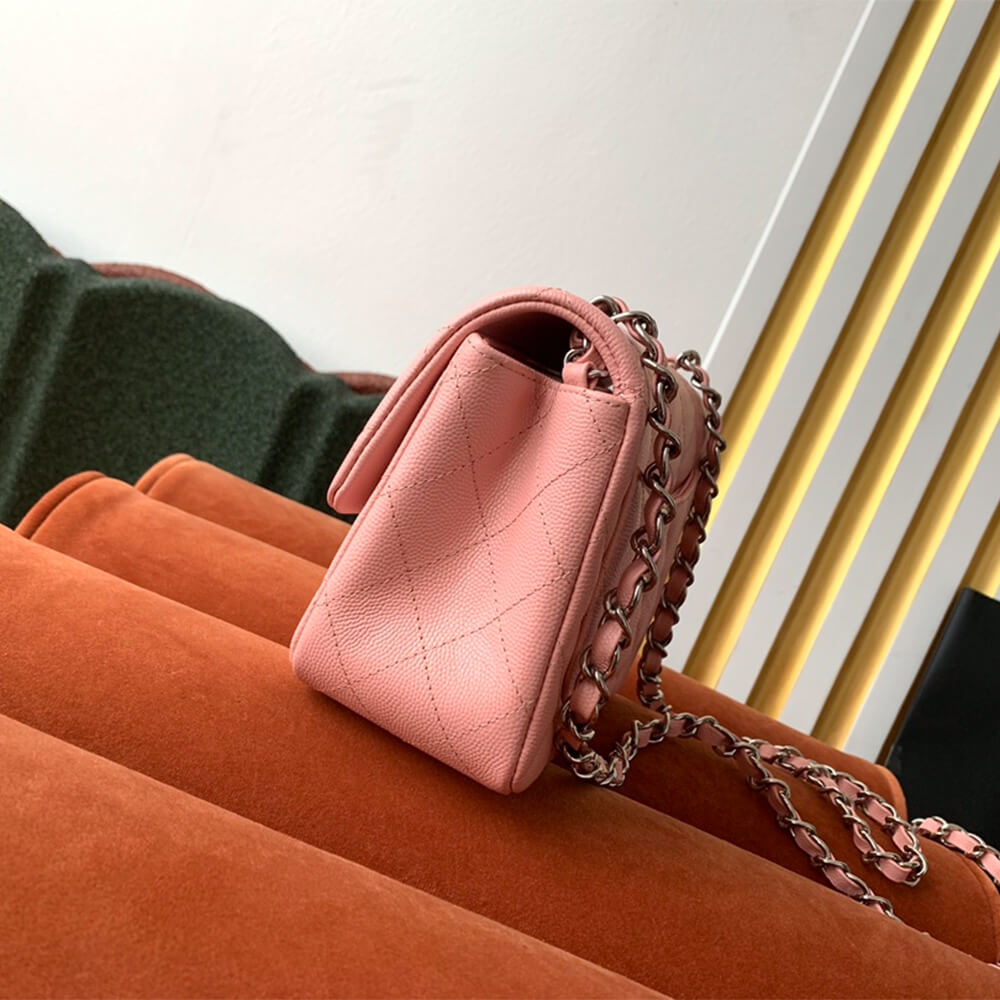 Ch**el MINI FLAP BAG(high-end grade)