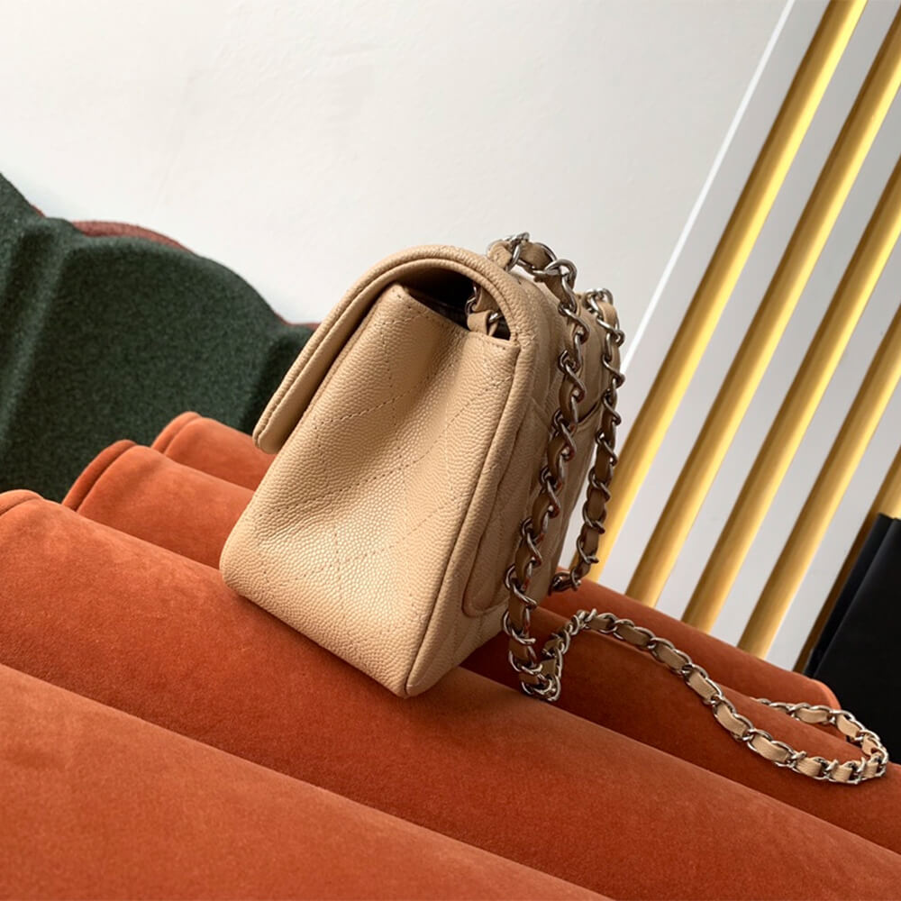 Ch**el MINI FLAP BAG(high-end grade)