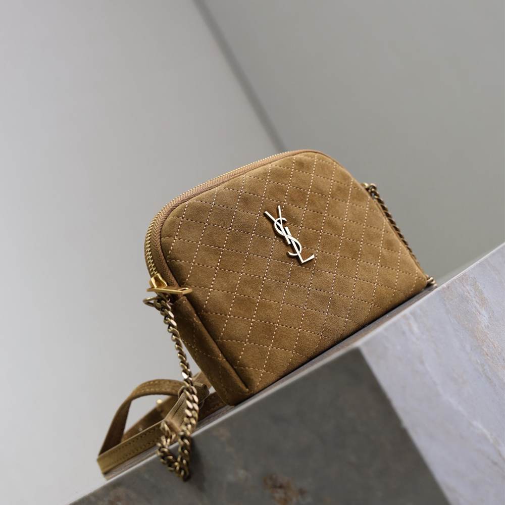 Y51 GABY zipped pouch in suede