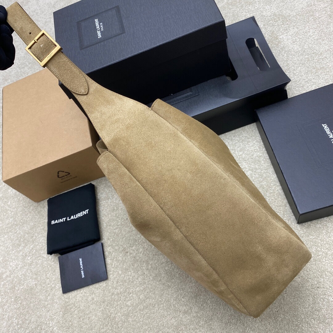 Y51 Large LE 5 À 7 bag in soft suede