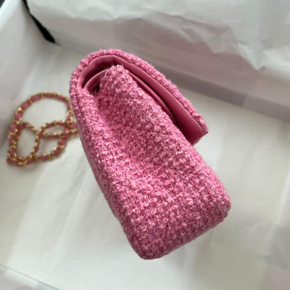 Ch**el Tweed Medium Classic Flap Bag
