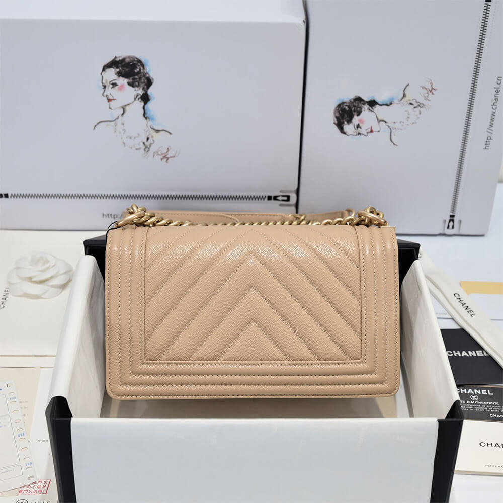 Chevron Boy Ch**el Handbag