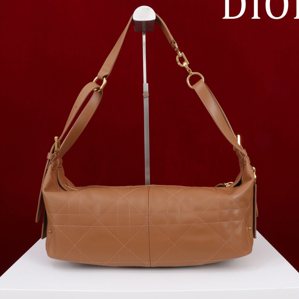 D10r Medium D-Journey Bag in Vintage Smooth Calfskin(HIGH-END GRADE)