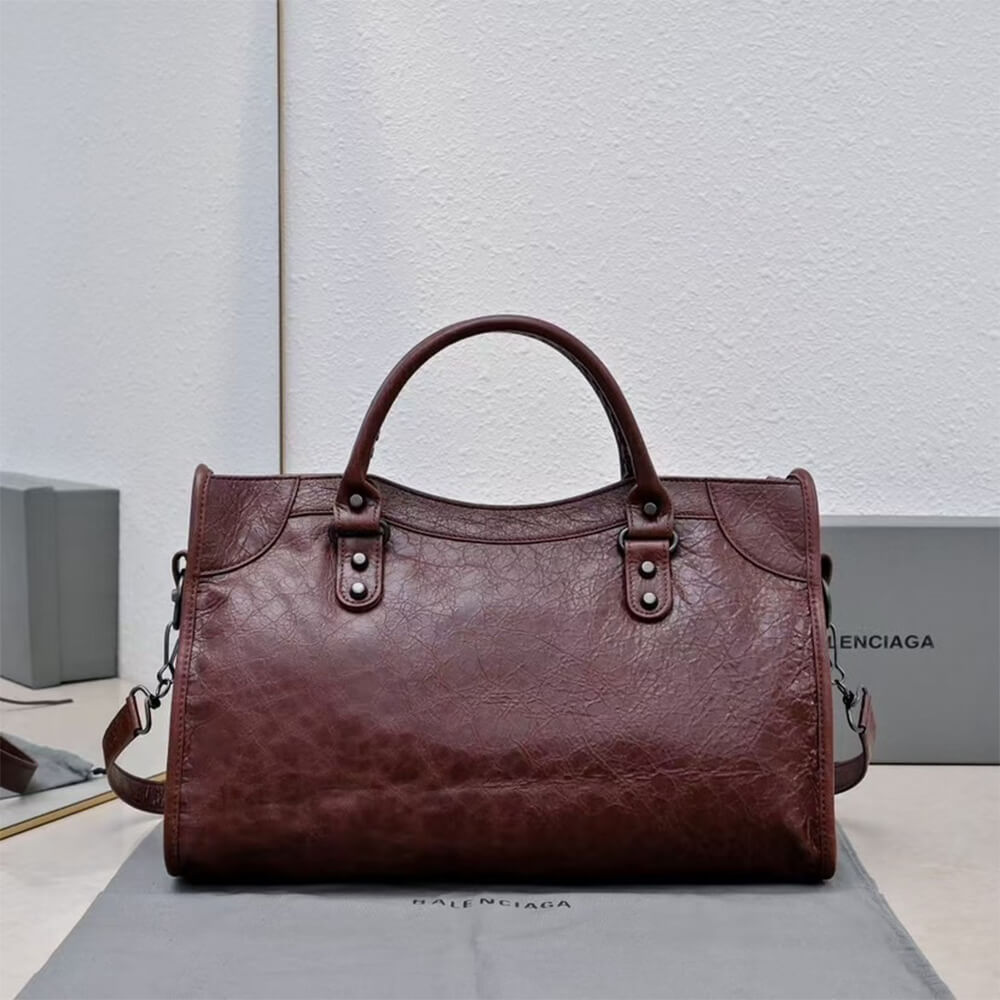 Ba1en*iaga Women’s Le City Bag Medium(HIGH-END GRADE)