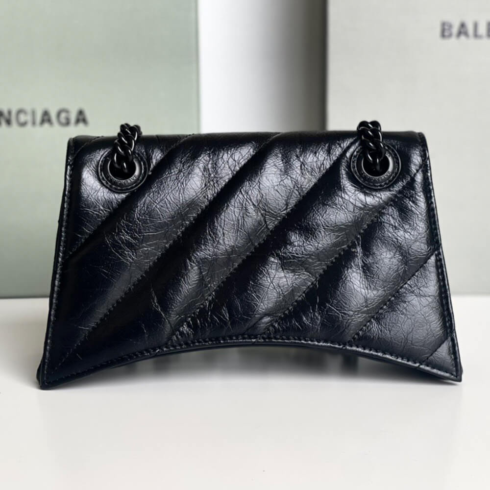 Ba1en*iaga Women’s Crush Chain Bag Small(HIGH-END GRADE)