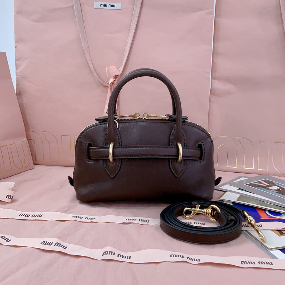 M1um1u Mini Aventure mini nappa leather bag(HIGH-END GRADE)