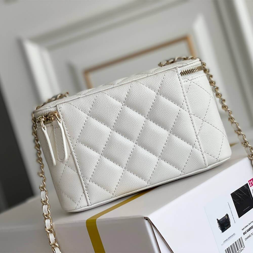 Ch**el long box cosmetic bag