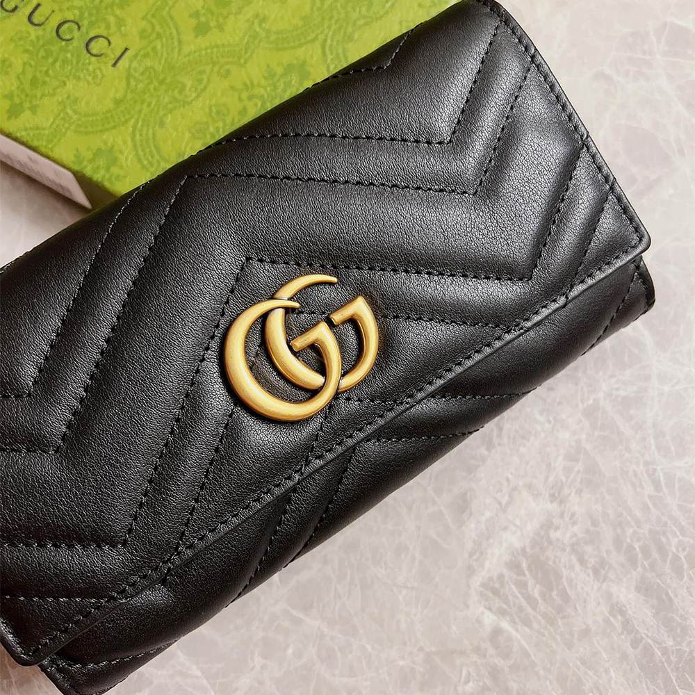 GG Marmont Long Wallet