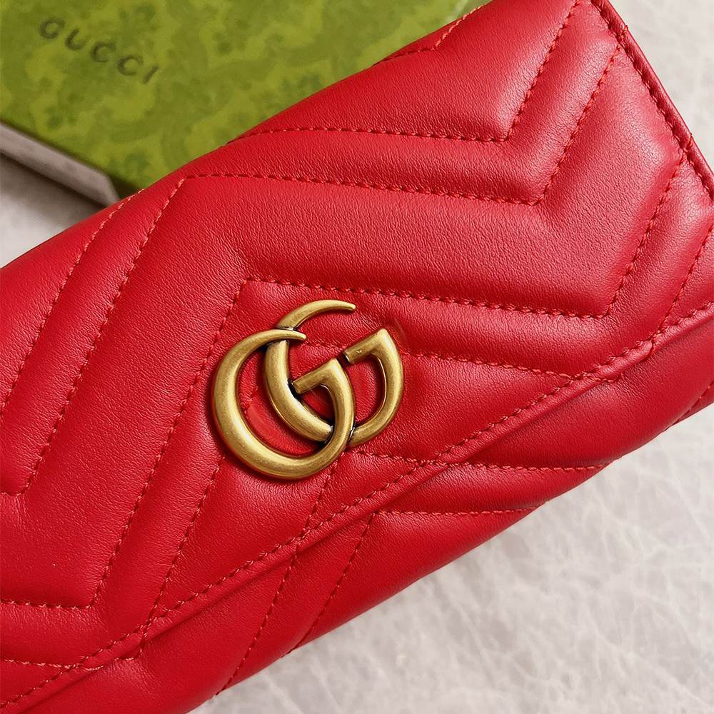 GG Marmont Long Wallet