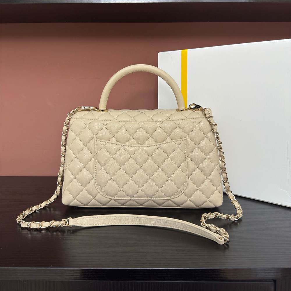 Ch**el Large Coco Handle Flap Shoulder Bag