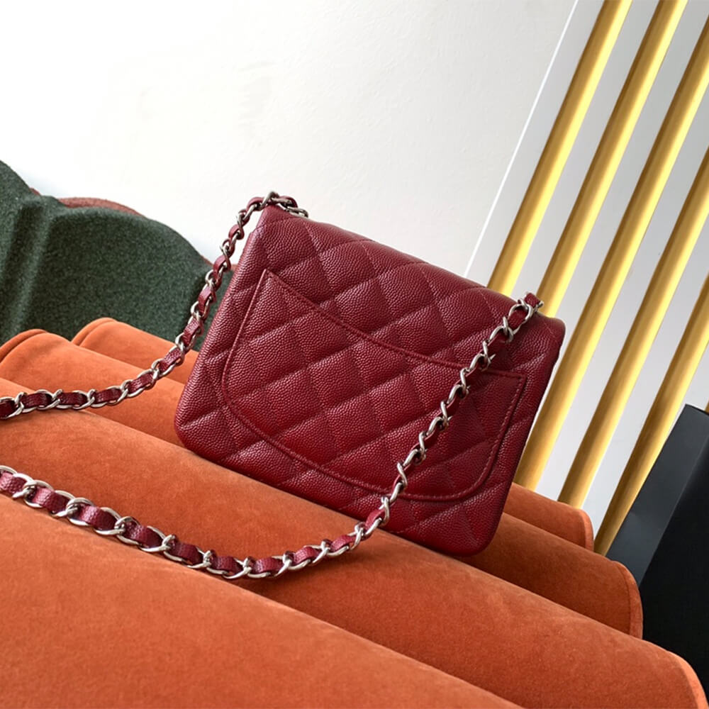 Ch**el MINI FLAP BAG(high-end grade)