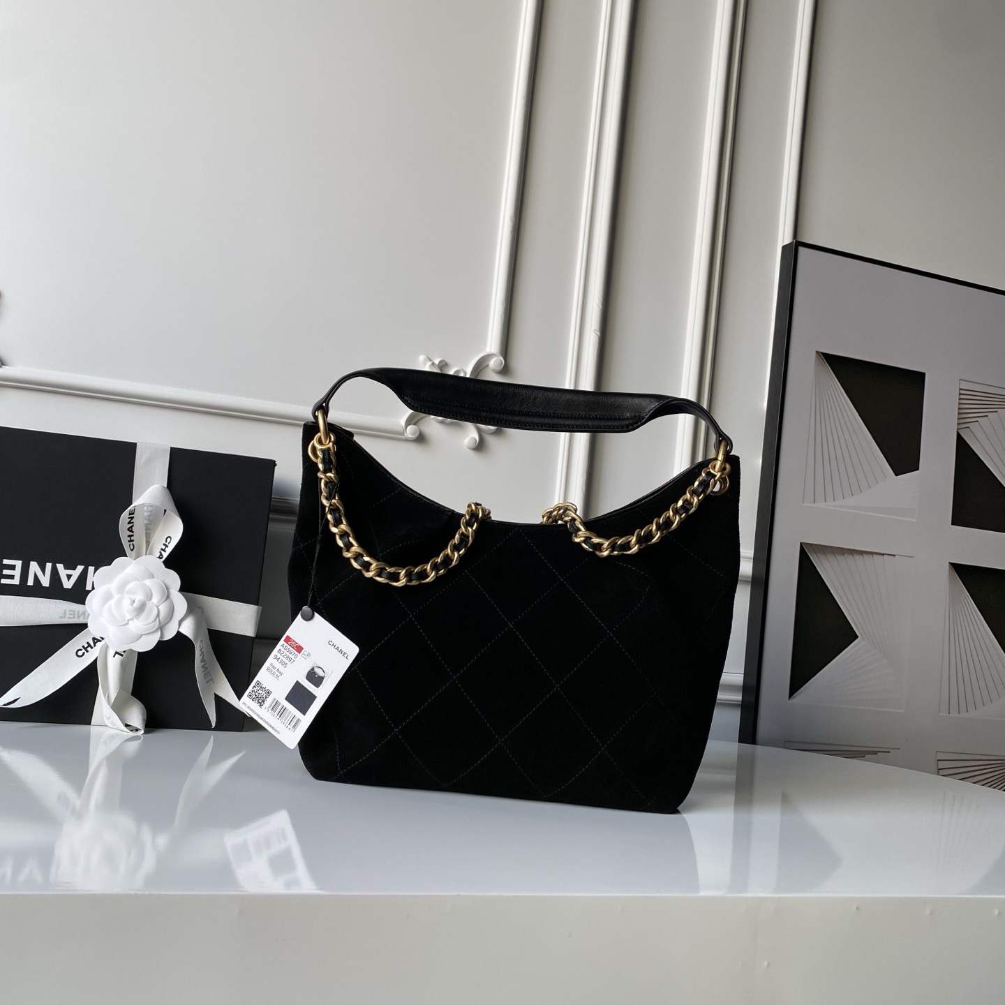 Ch**el Large Hobo Bag(HIGH-END GRADE)