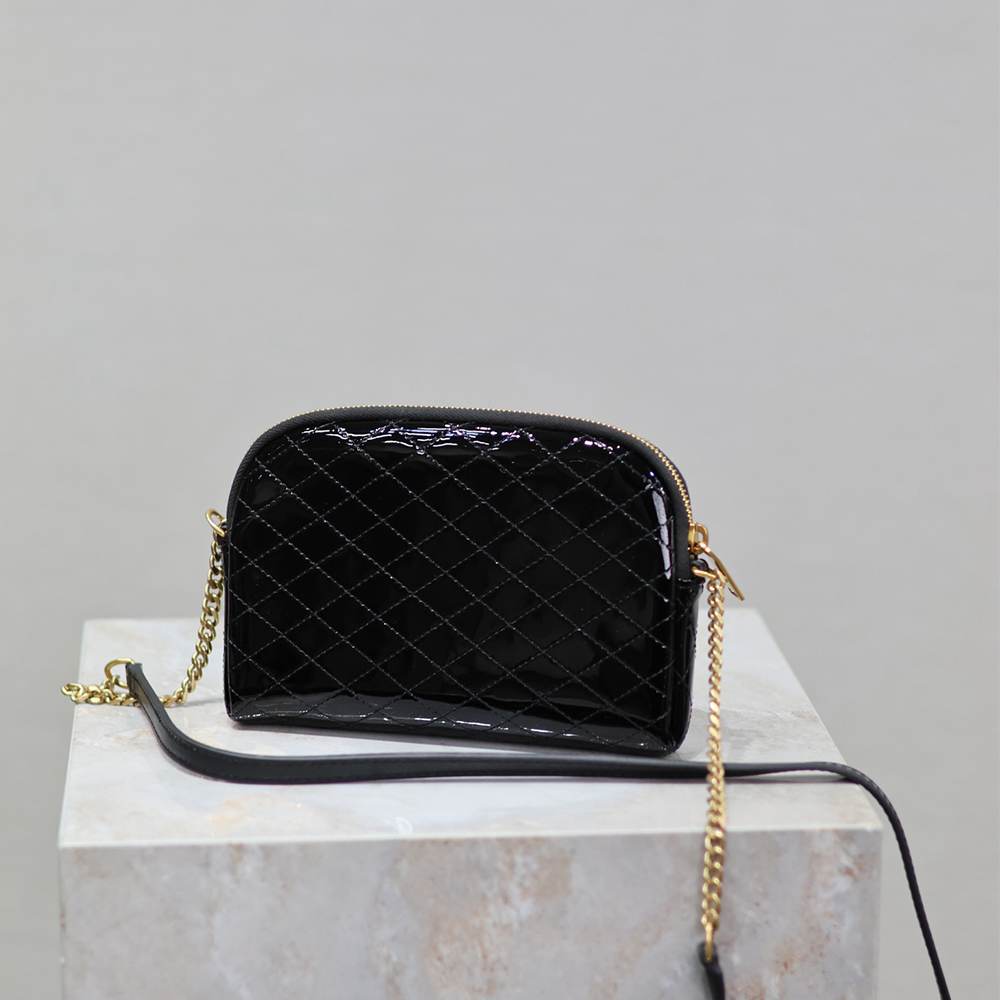 Y51 GABY ZIPPERED POUCH IN LAMBSKIN