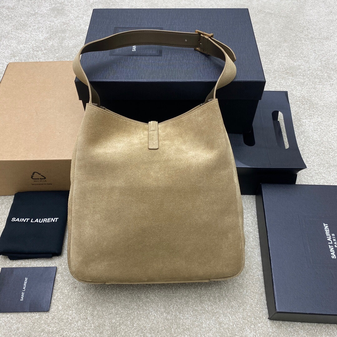 Y51 Large LE 5 À 7 bag in soft suede