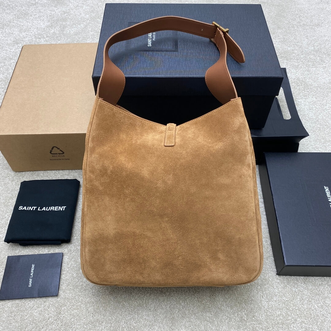 Y51 Large LE 5 À 7 bag in soft suede