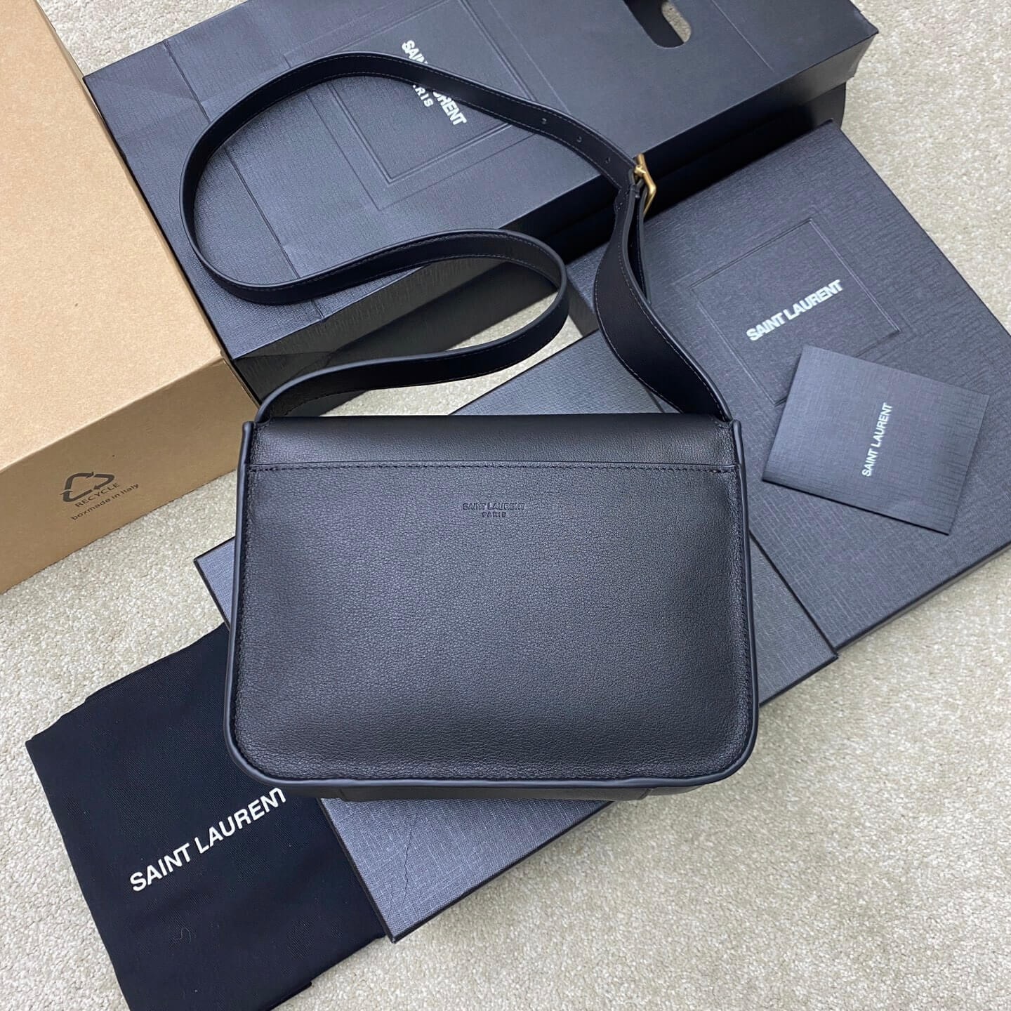 Y51 niki besace leather handbag(high-end grade)
