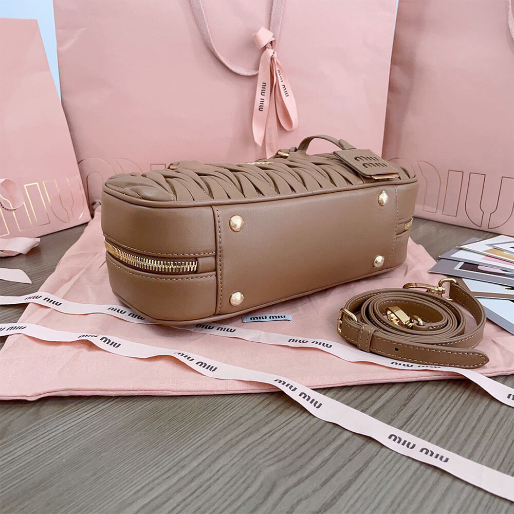 M1um1u Large Arcadie matelasse nappa Bag(HIGH-END GRADE)