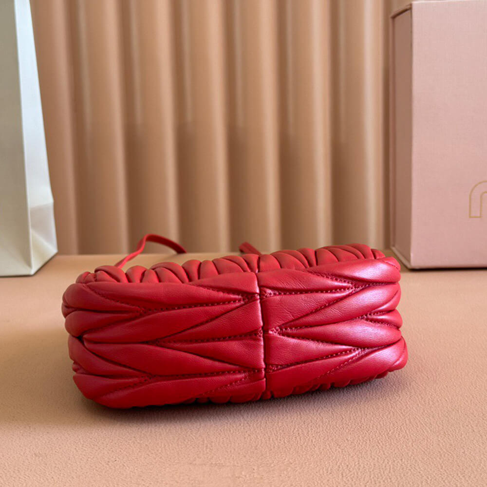 Mini Wander matelass?? nappa leather hobo bag(high-end grade)
