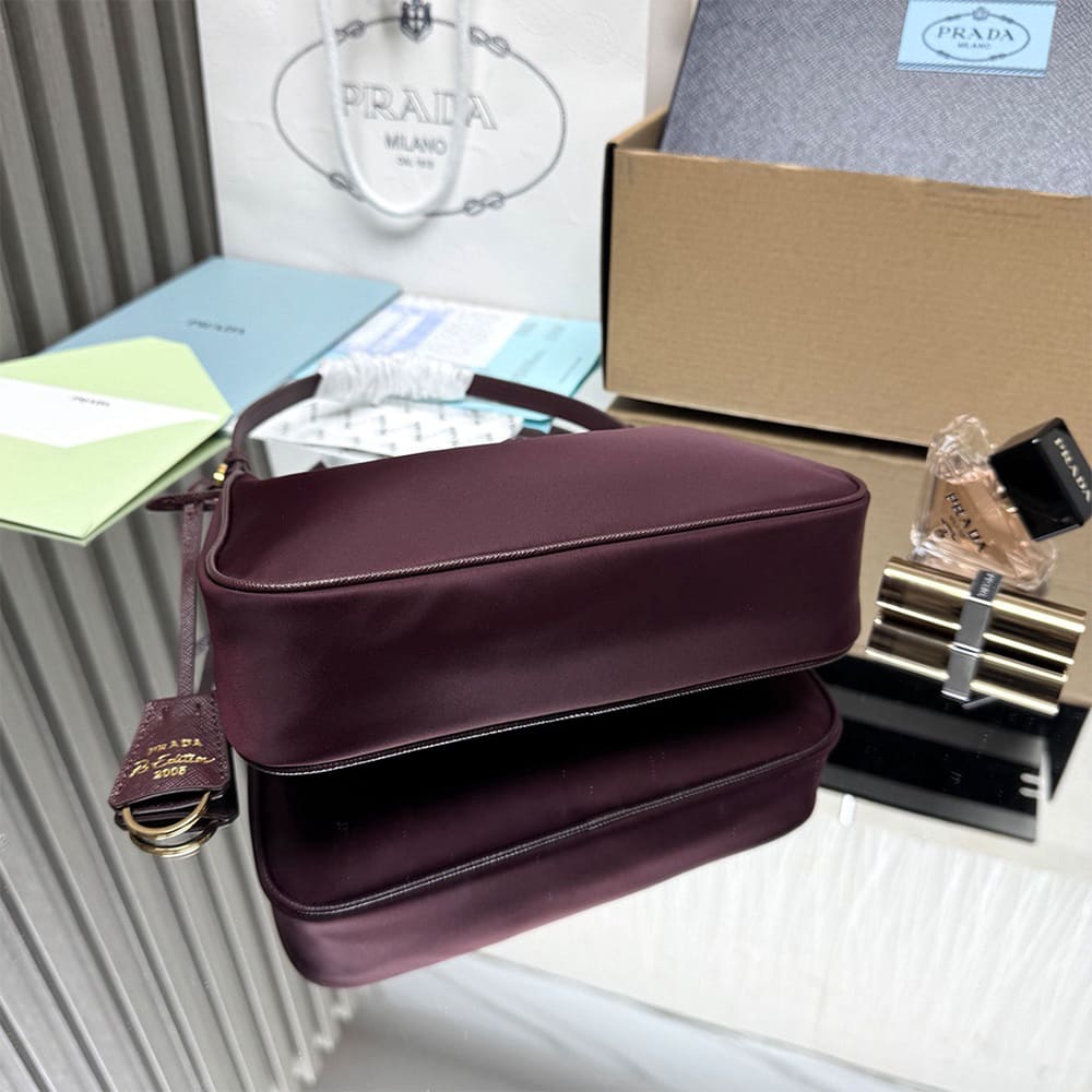 Pra*a Re-Edition 2005 Re-Nylon and Saffiano mini bag