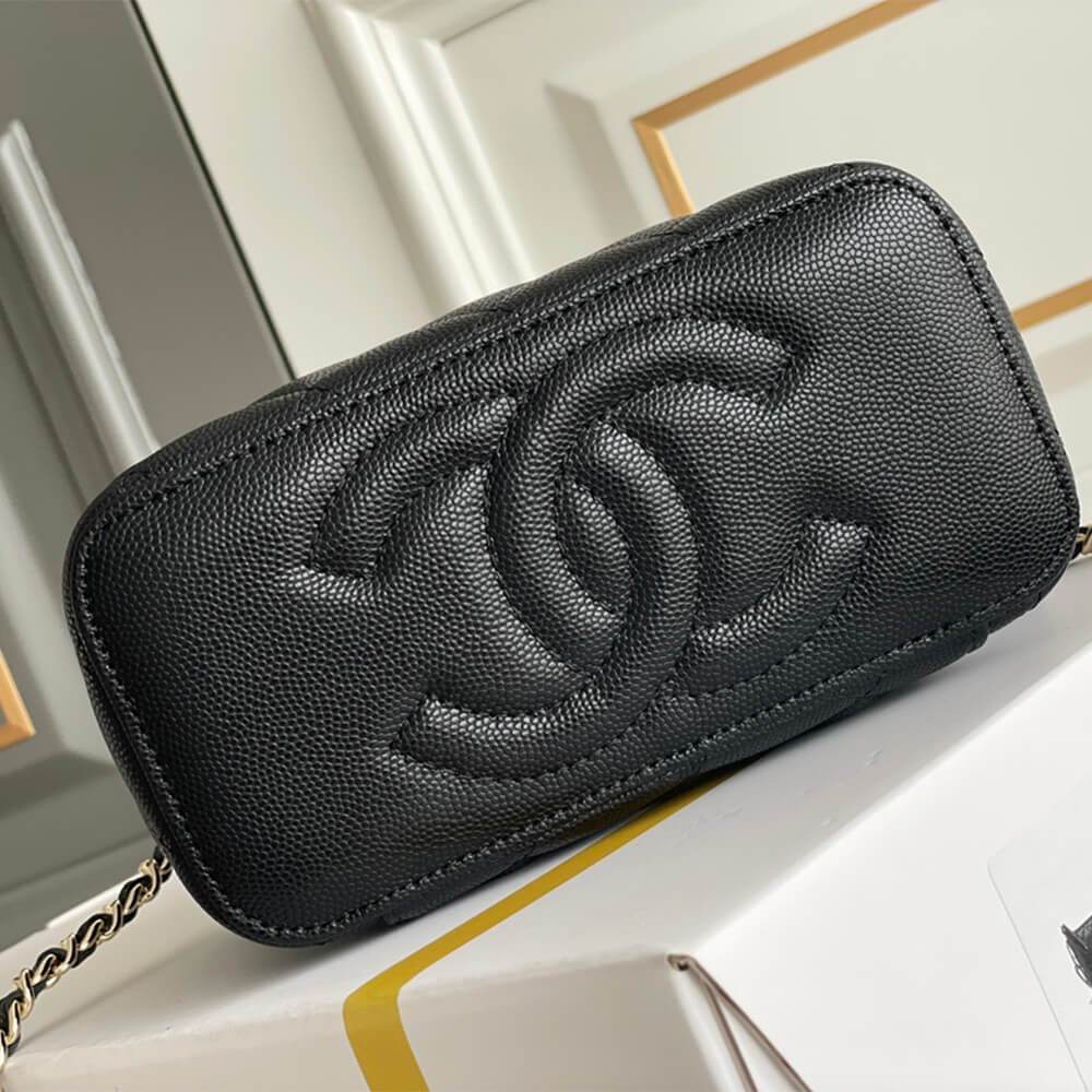 Ch**el long box cosmetic bag