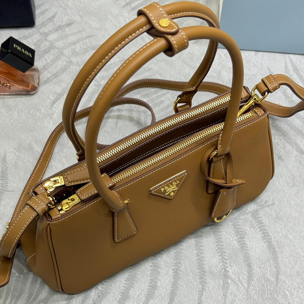 Medium Pra*a Galleria leather bag(HIGH-END GRADE)