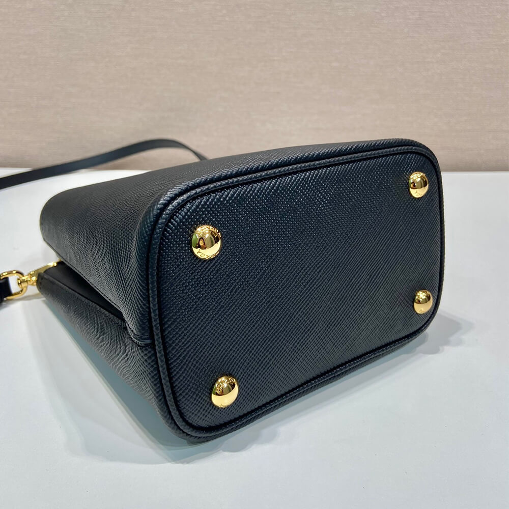 Pra*a Panier Saffiano Leather Mini Bag(high-end grade)