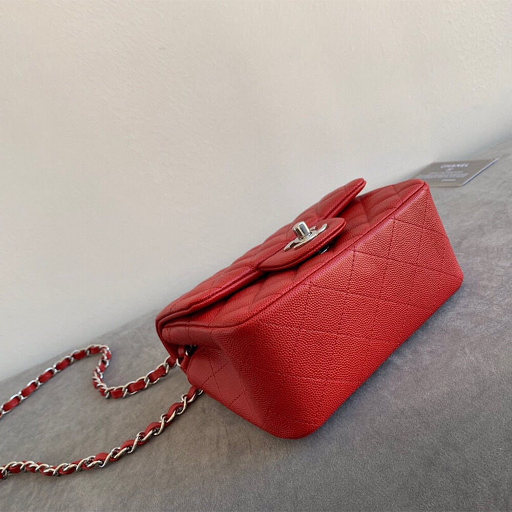 Ch**el MINI FLAP BAG(high-end grade)